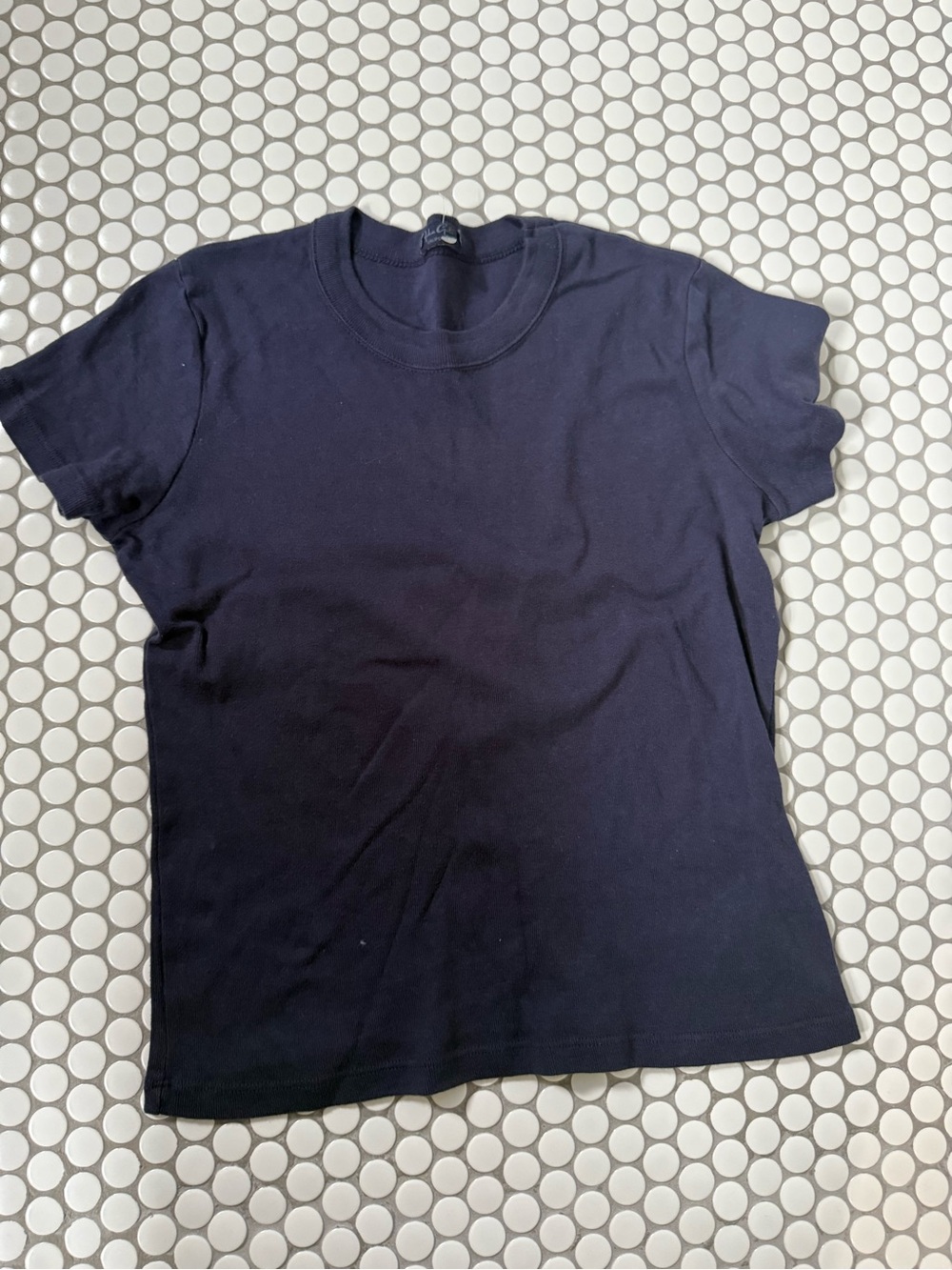 John Galt Women’s Crewneck Short Sleeve Top - Navy